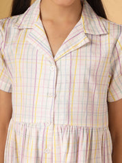 Multicolor Checks Dress