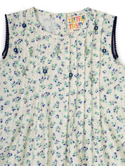 Cream Floral Infant Dress