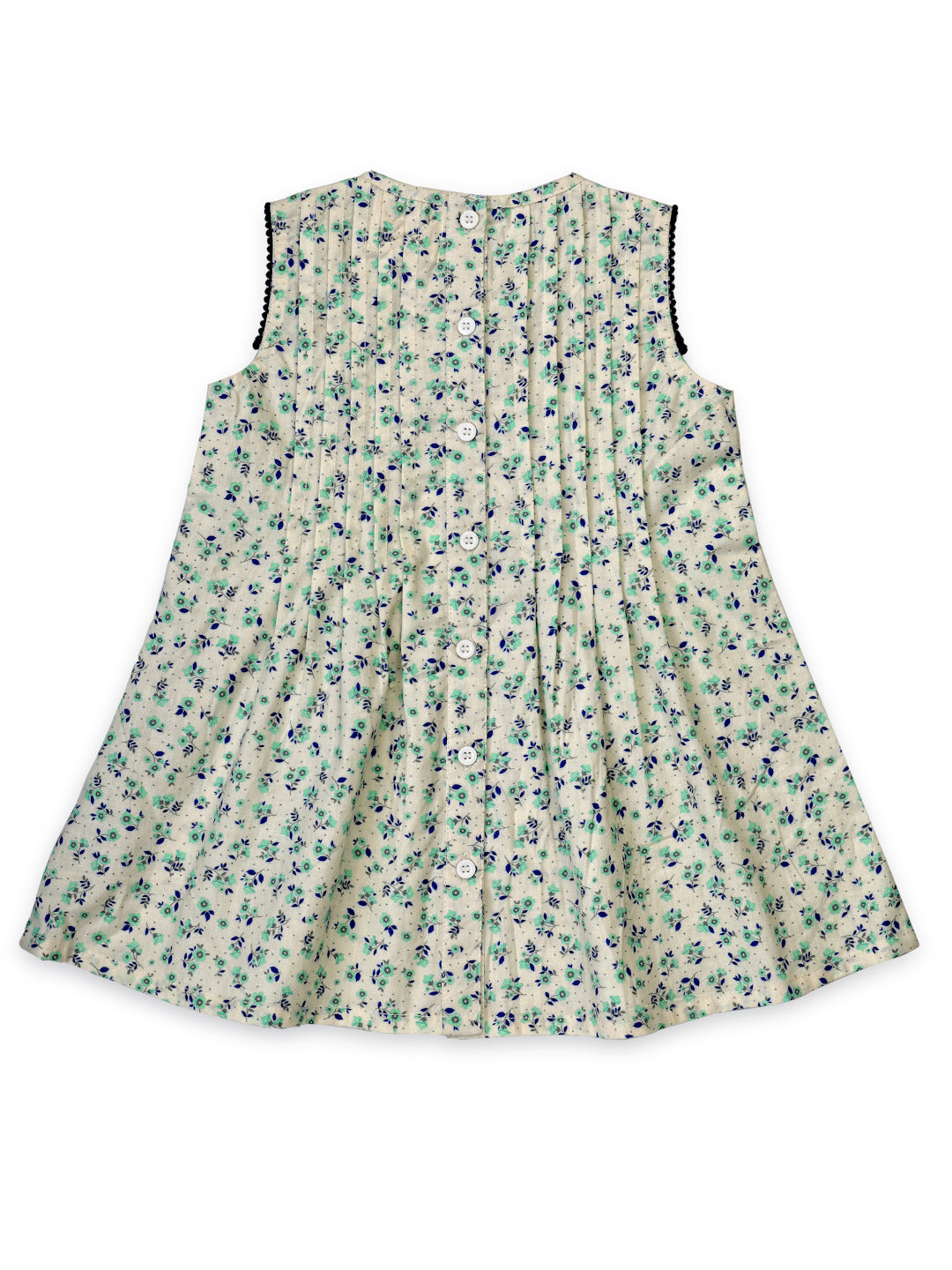 Cream Floral Infant Dress