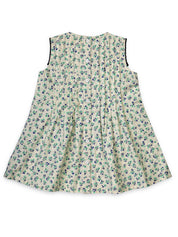 Cream Floral Infant Dress