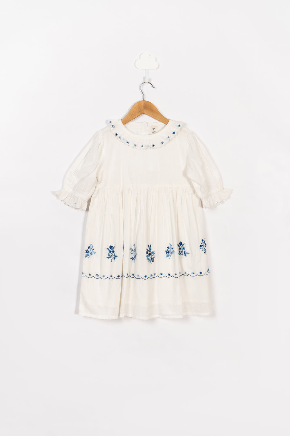 White Embroidery Dress