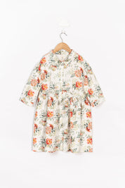 White Floral Dress