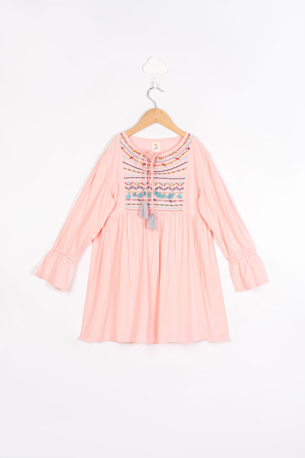 Pink Embroidery Blouse
