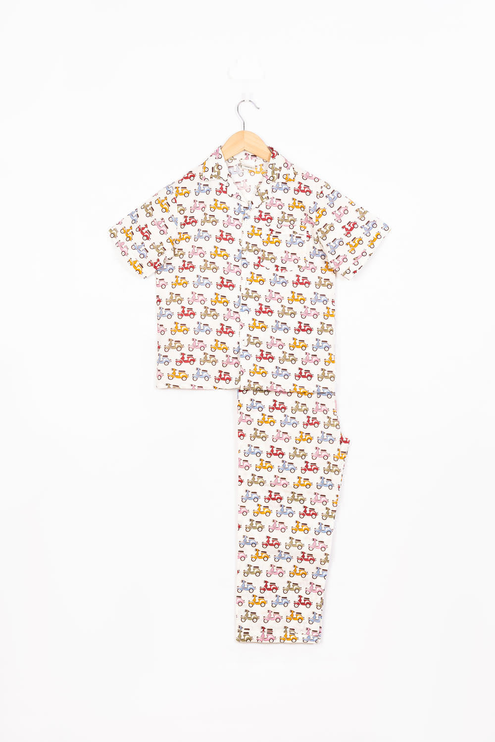 Scooter Print Pyjama Set