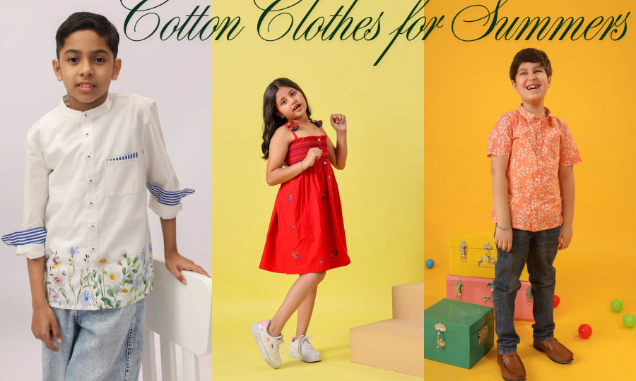 kids cotton clothes