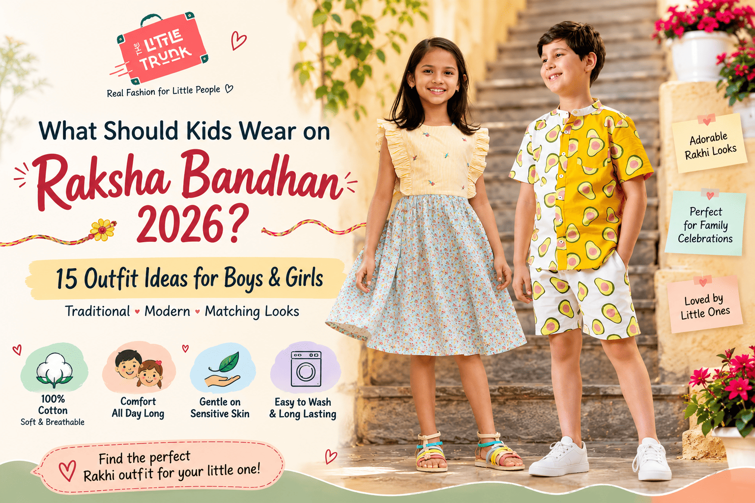 Raksha Bandhan outfits for kids