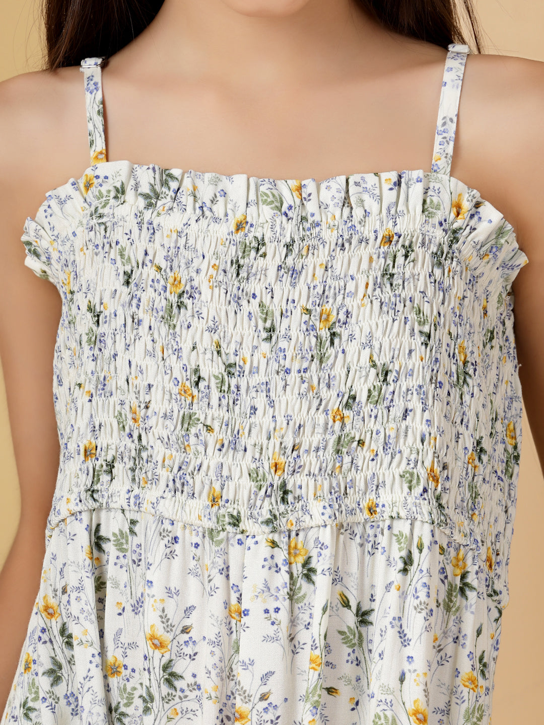 Meadow Breeze Smocked Jumpsuit