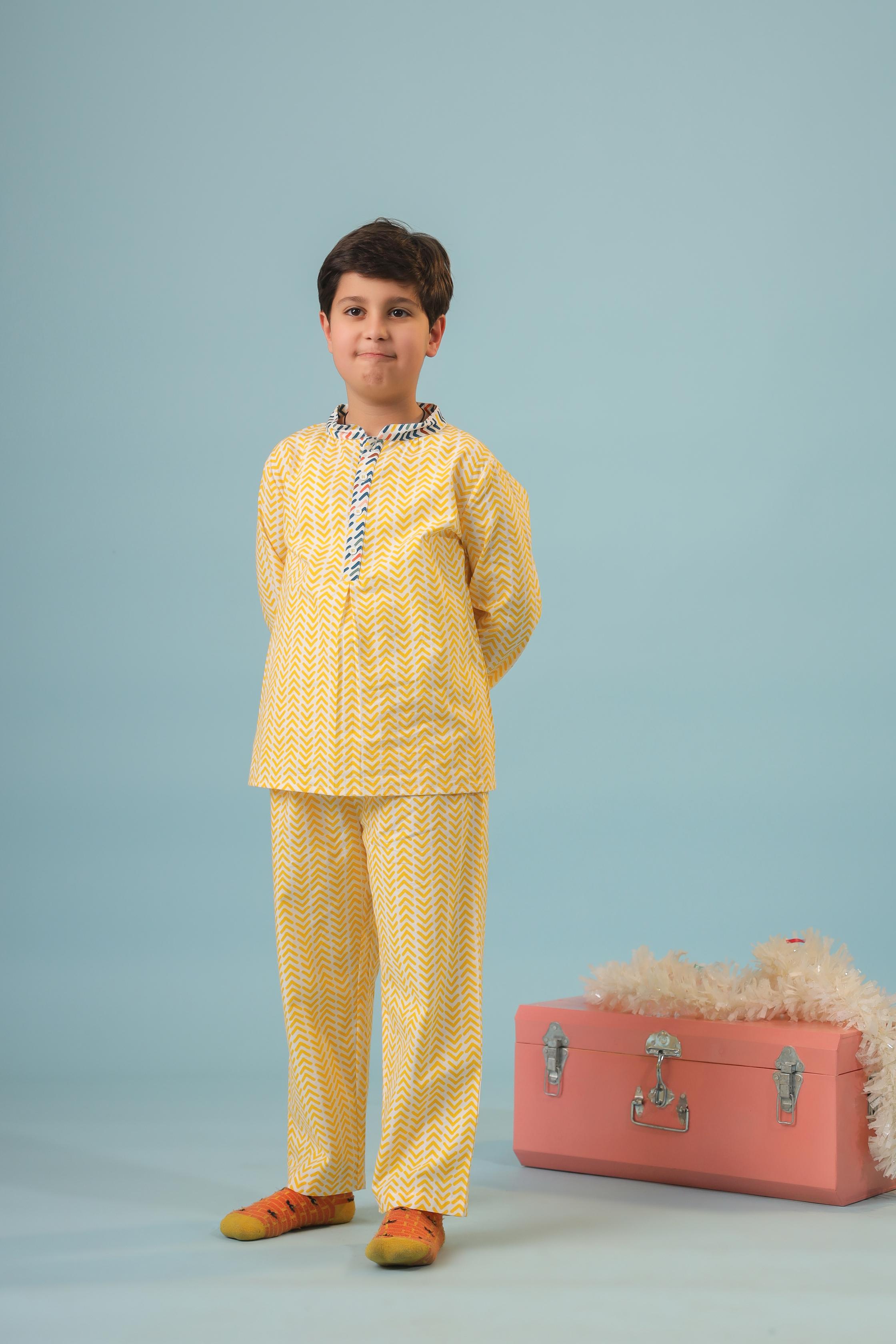 Chevron Boys Pyjama Set