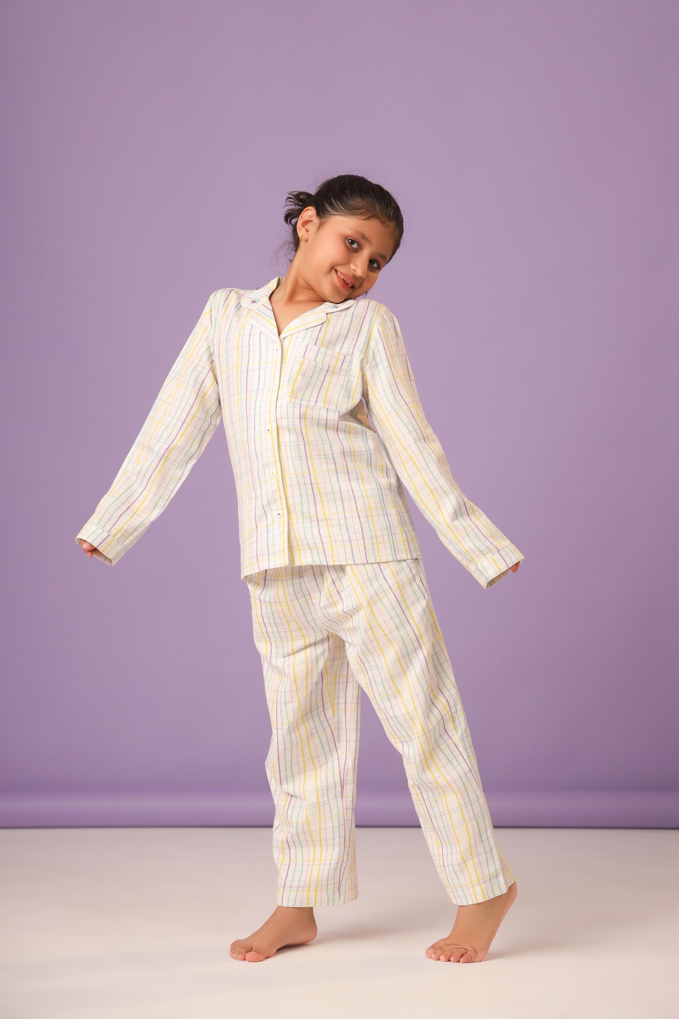 Pastel Stripes PJ Set