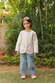 The Butterfly Garden Quilted Jacket for Kids
