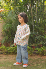 The Butterfly Garden Quilted Jacket for Kids