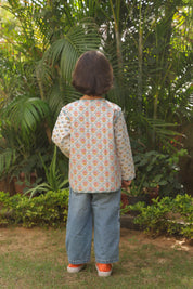 The Butterfly Garden Quilted Jacket for Kids