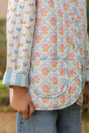 The Butterfly Garden Quilted Jacket for Kids
