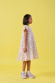 Anglaise Embroidery Strawberry Dress