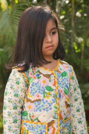 The Robin Meadow Quilted Jacket for Kids