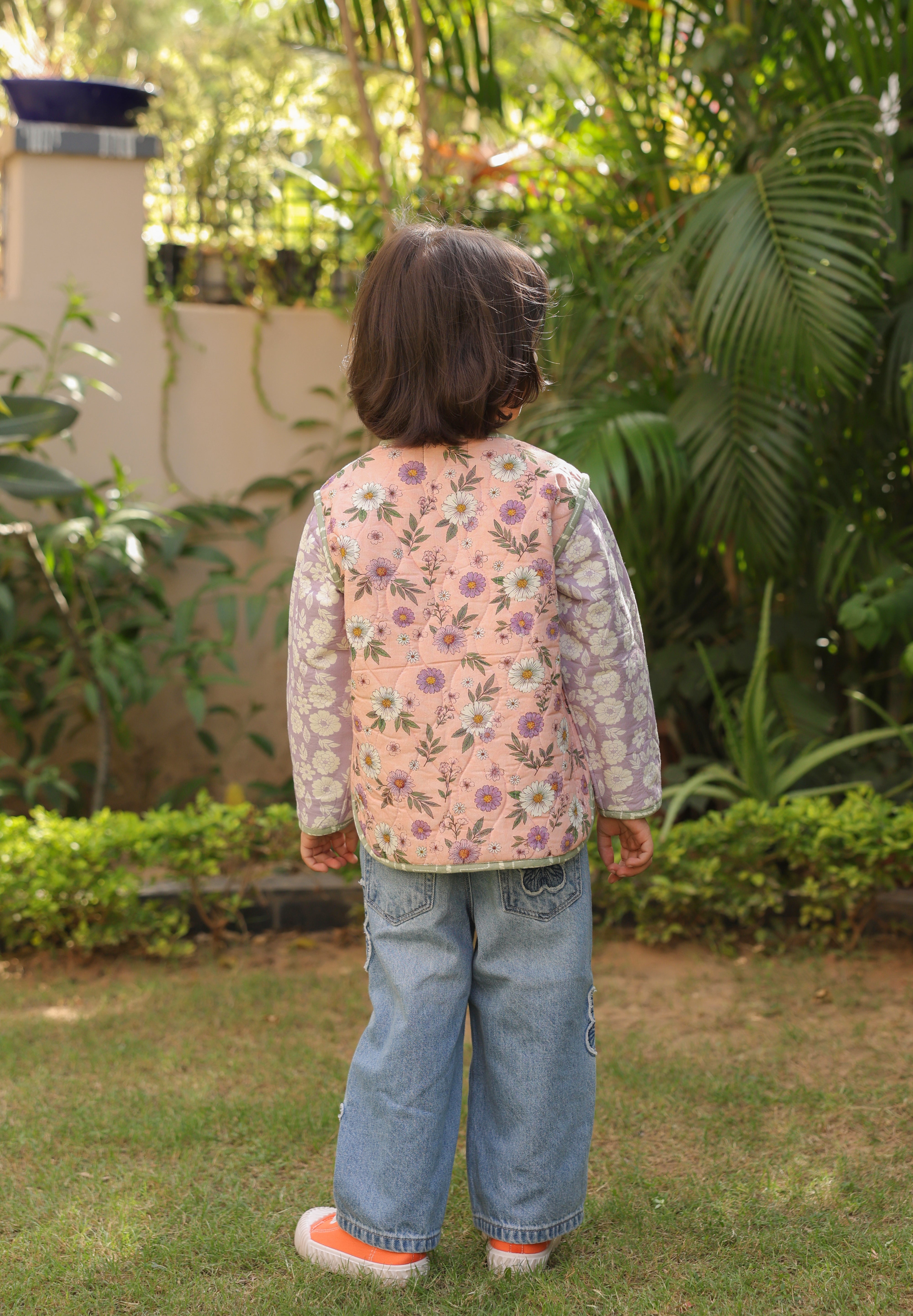 The Lilac Daisy Jacket for Kids