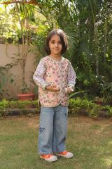 The Lilac Daisy Jacket for Kids