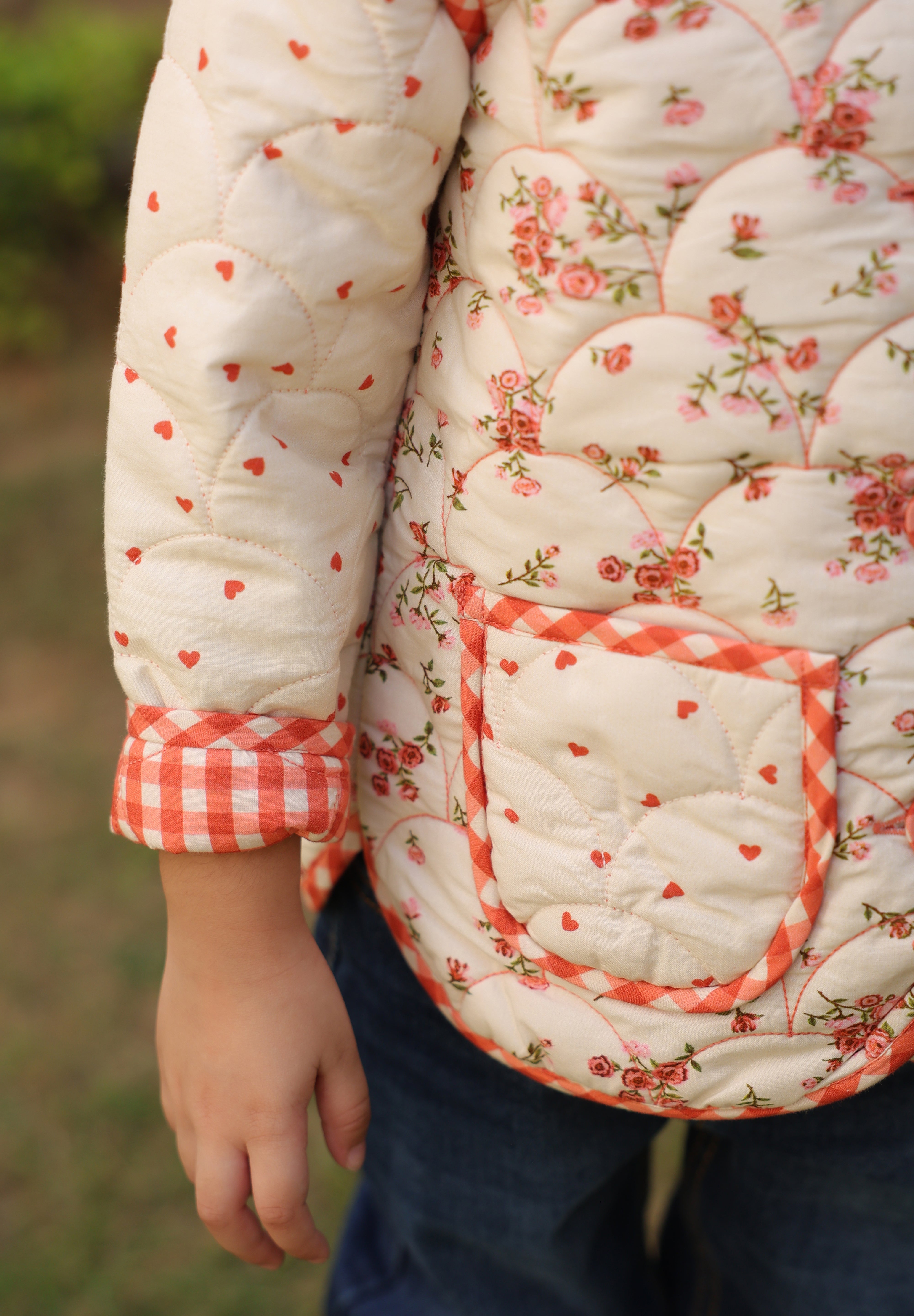 The Rosebud Picnic Jacket for Kids