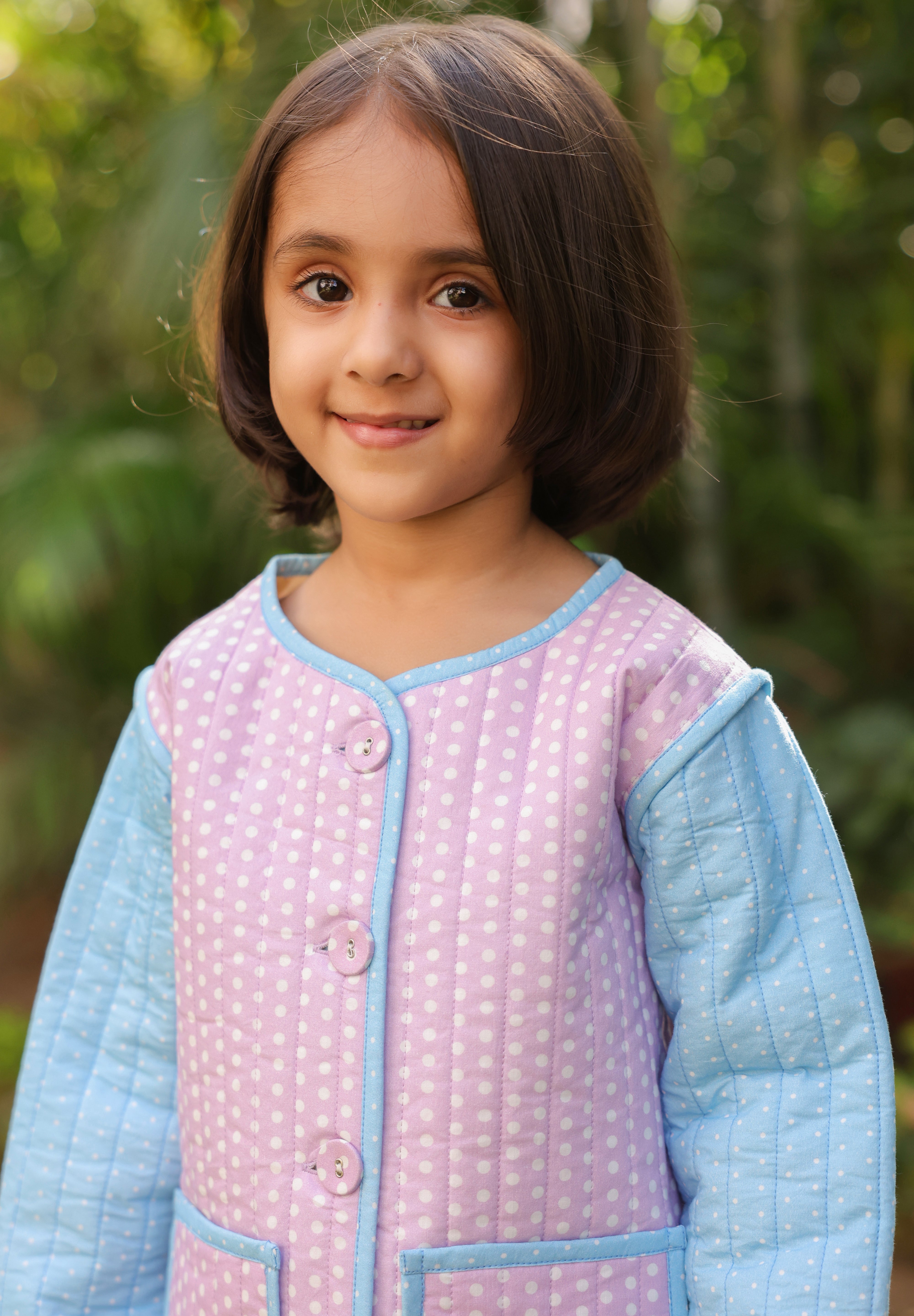 The Candyfloss Cloud Quilted Jacket for Kids