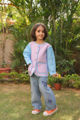 The Candyfloss Cloud Quilted Jacket for Kids