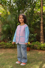 The Candyfloss Cloud Quilted Jacket for Kids