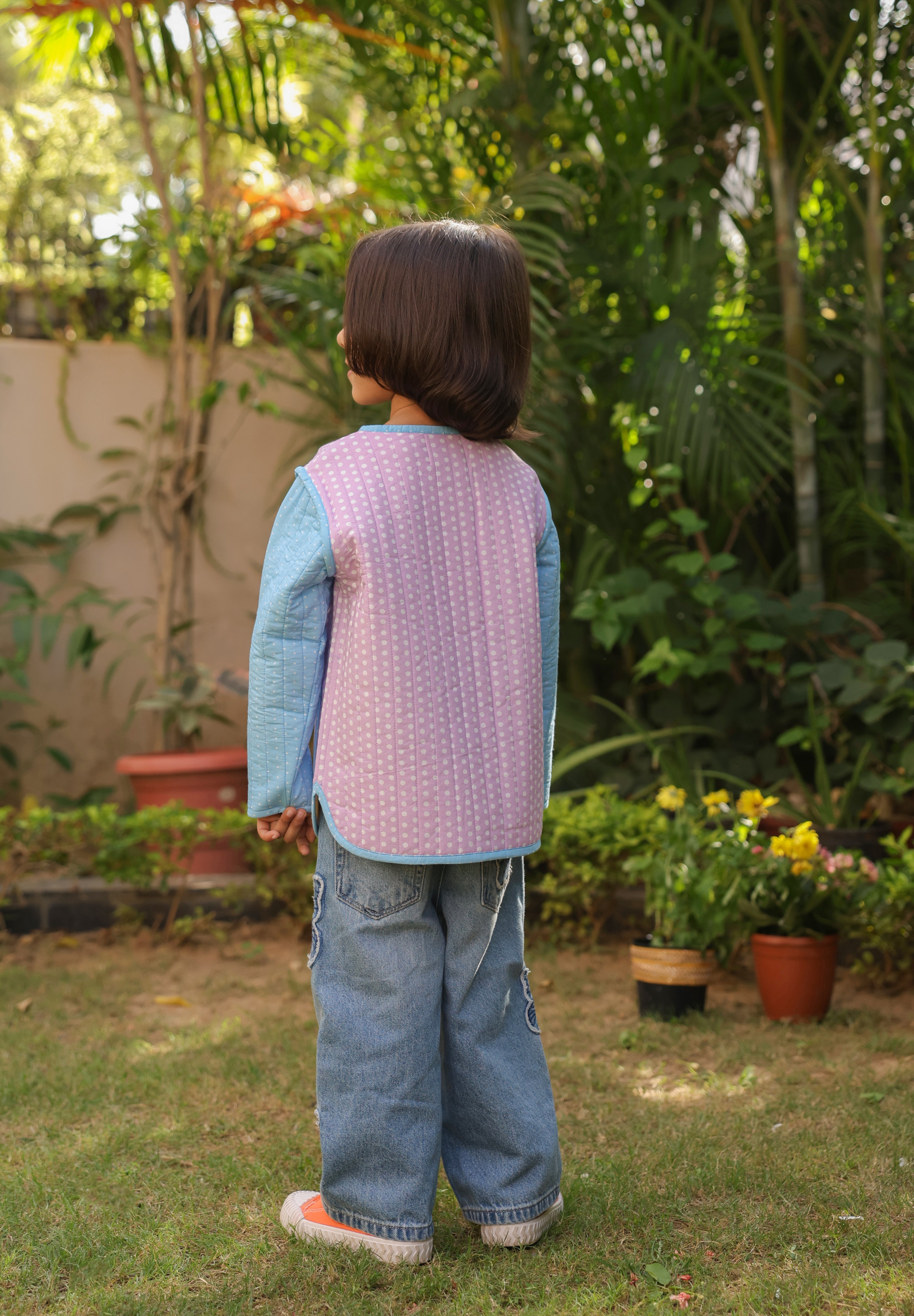 The Candyfloss Cloud Quilted Jacket for Kids