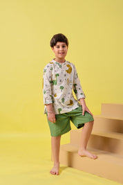 Dinosaur Shorts Set