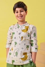 Dinosaur Shorts Set