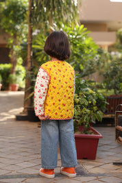 The Sunshine Posy Quilted Jacket for Kids