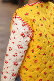 The Sunshine Posy Quilted Jacket for Kids