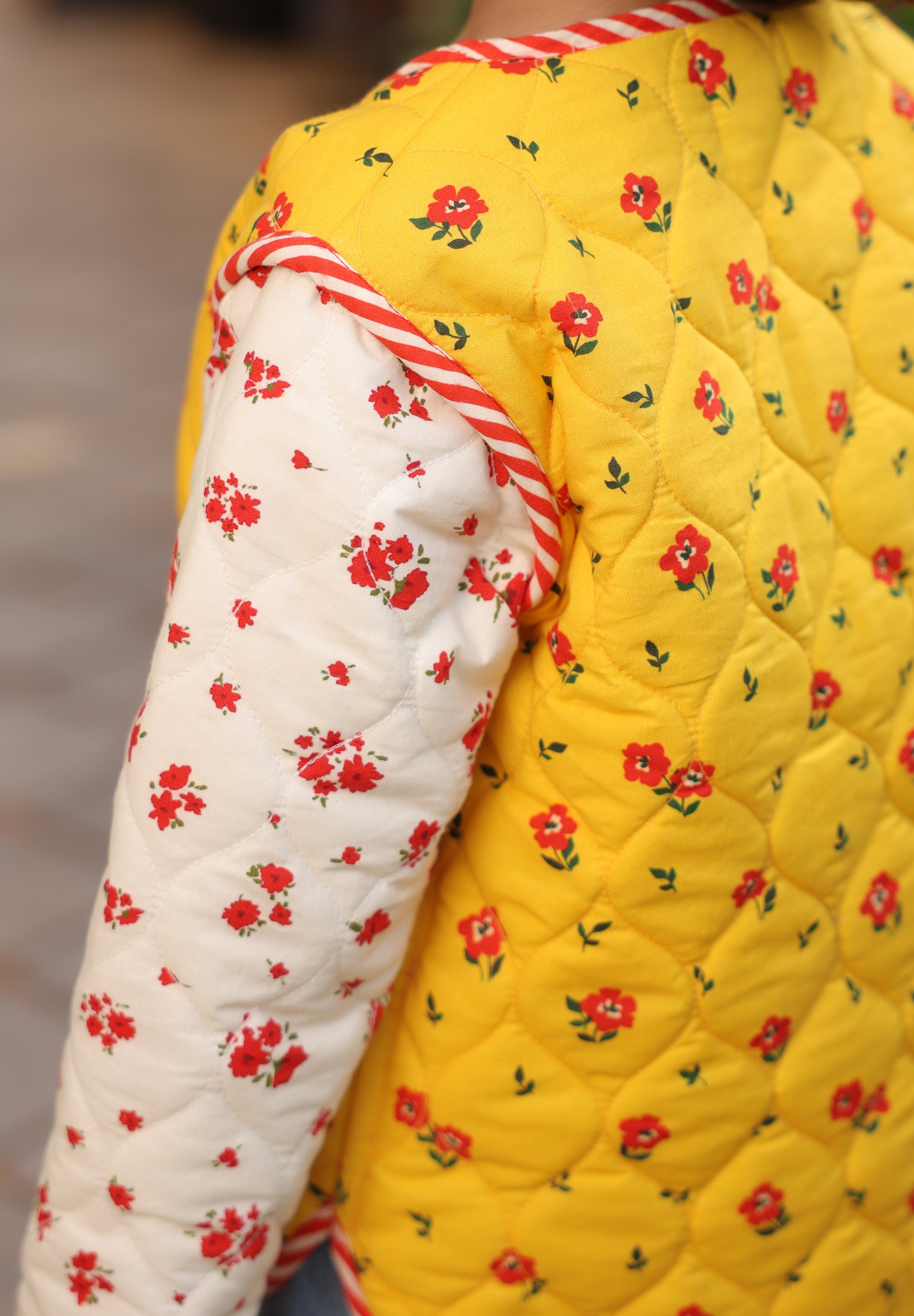 The Sunshine Posy Quilted Jacket for Kids
