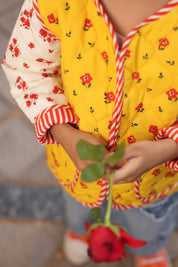 The Sunshine Posy Quilted Jacket for Kids