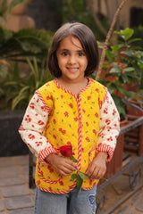 The Sunshine Posy Quilted Jacket for Kids
