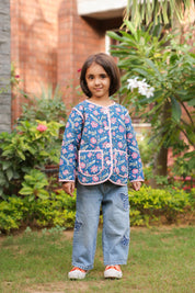 The Jaipur Garden Quilted Jacket for Kids