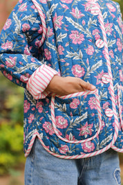 The Jaipur Garden Quilted Jacket for Kids