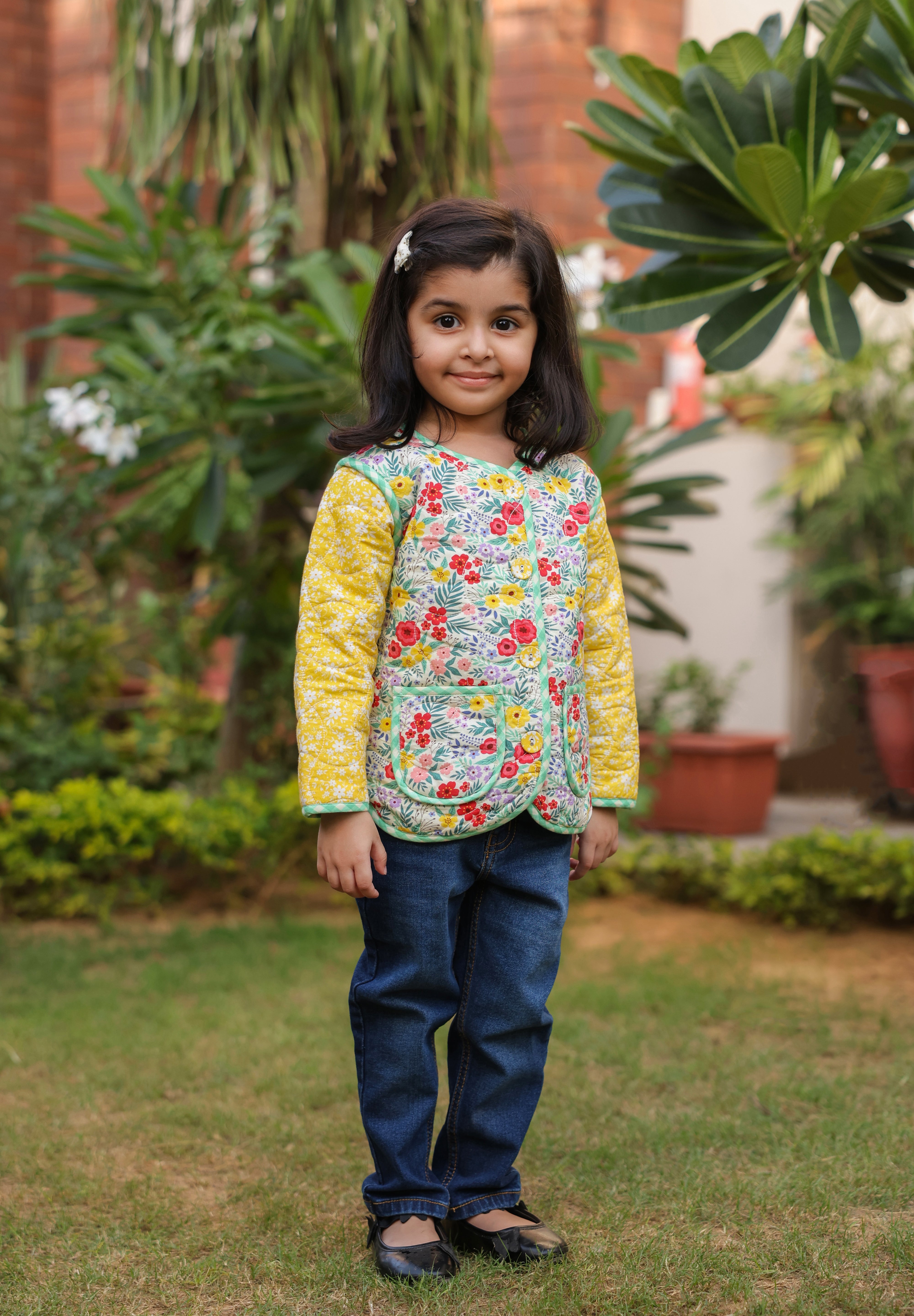 The Wildflower Parade Quilted Jacket for Kids