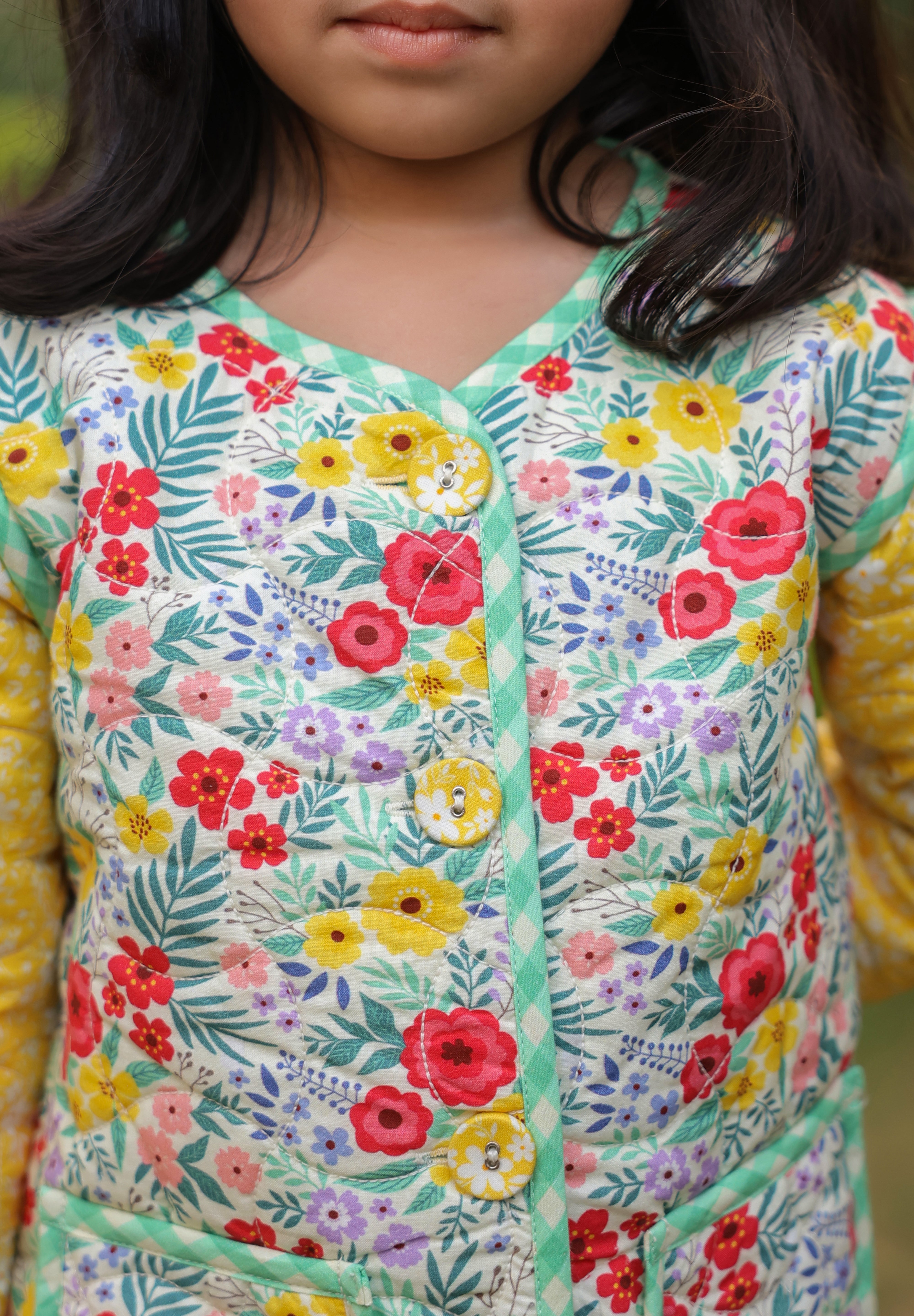 The Wildflower Parade Quilted Jacket for Kids