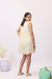 Ditsy Floral Tiered Dress for Girls