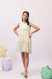 Ditsy Floral Tiered Dress for Girls