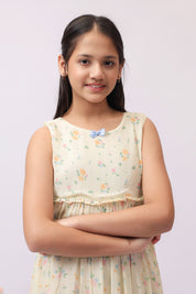 Ditsy Floral Tiered Dress for Girls