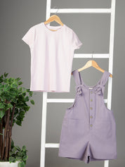 Lilac Playsuit with T-Shirt