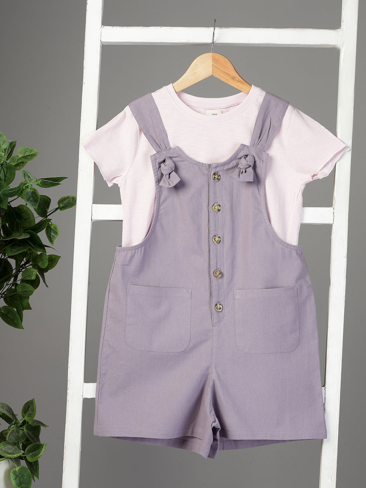Lilac Playsuit with T-Shirt