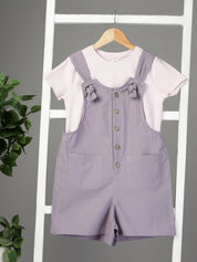 Lilac Playsuit with T-Shirt