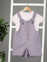 Lilac Playsuit with T-Shirt