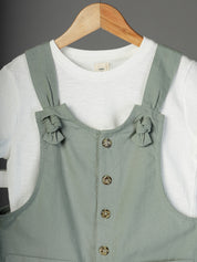 Sage Green Playsuit with T-Shirt