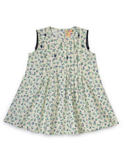 Cream Floral Infant Dress