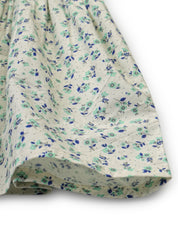 Floral Smocked Infant Dress with collar