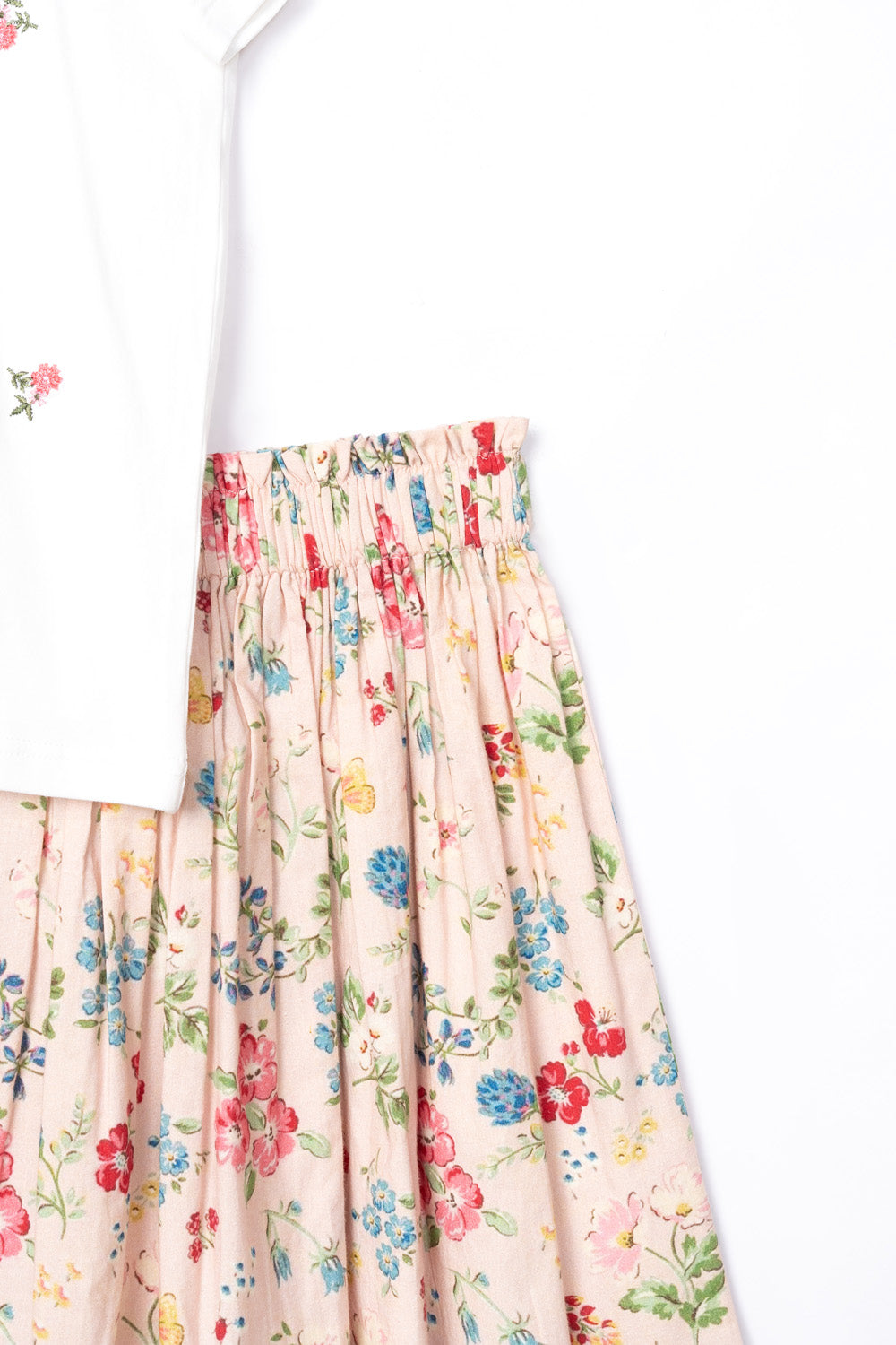 THE PEACH GARDEN SKIRT SET