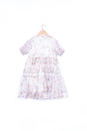 ORGANZA PRINTED DRESS