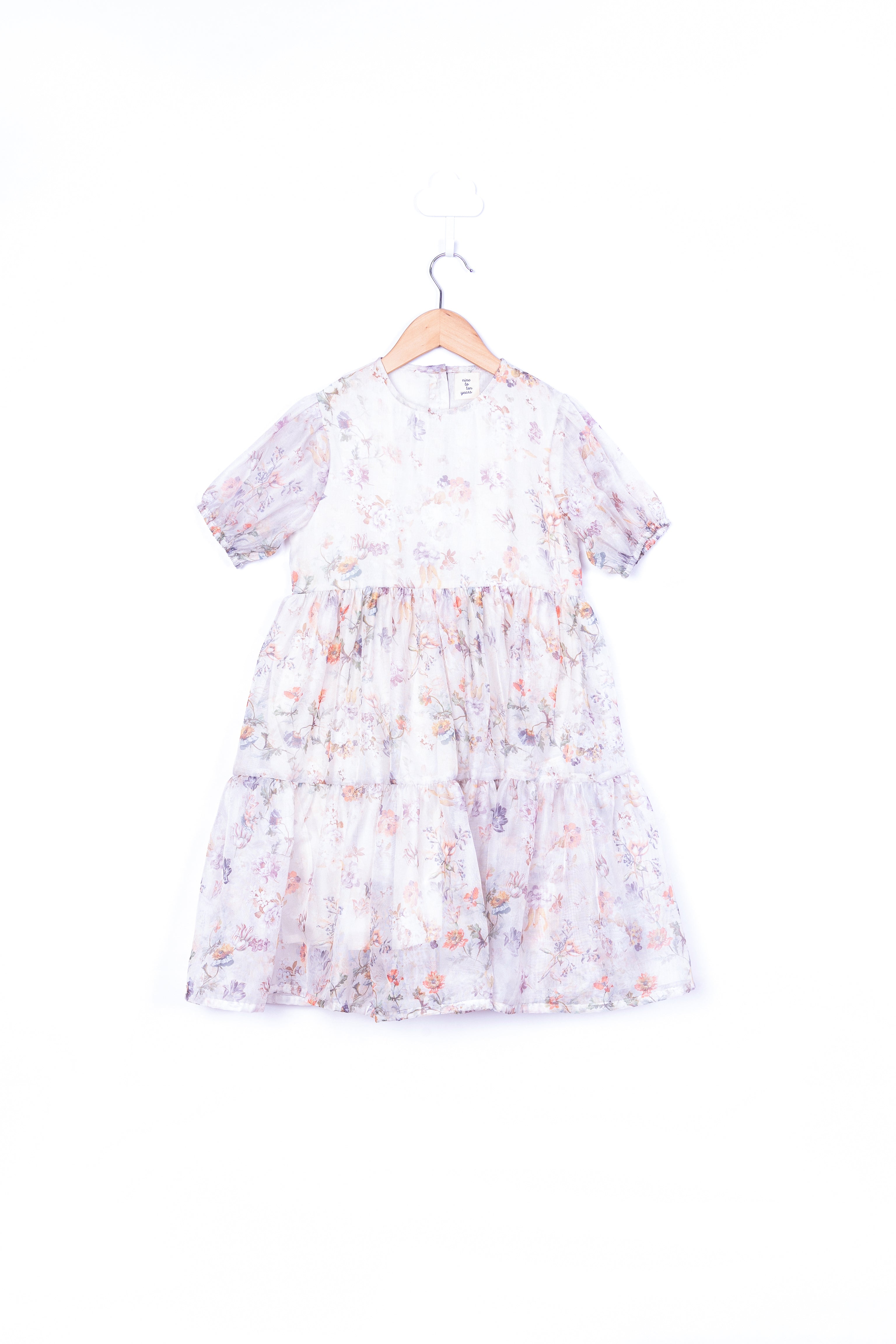 ORGANZA PRINTED DRESS